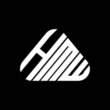 HMW harf logosu yaratıcı tasarım vektör grafik, HMW basit ve modern logo.