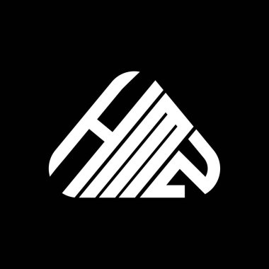 HMZ harf logosu yaratıcı tasarımı vektör grafik, HMZ basit ve modern logo.