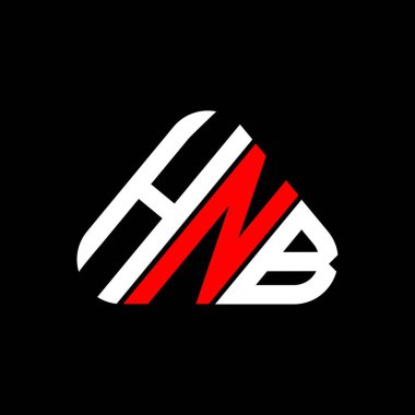 HNB harfi logo yaratıcı tasarımı vektör grafik, HNB basit ve modern logo.