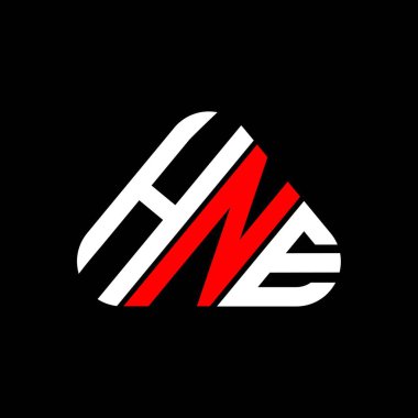 HNE harfi logo yaratıcı tasarımı vektör grafik, HNE basit ve modern logo.