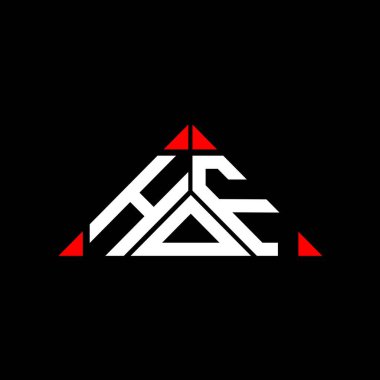 HOF harfi logo yaratıcı tasarımı vektör grafik, HOF basit ve modern logo.