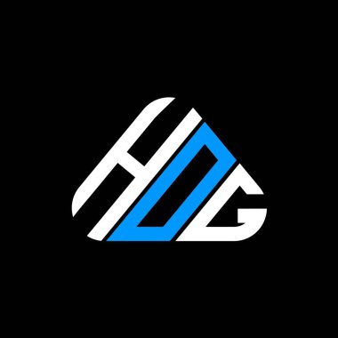 HOG harfi logo yaratıcı tasarımı vektör grafik, HOG basit ve modern logo.