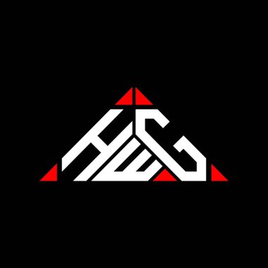 HWG harf logosu yaratıcı tasarım vektör grafik, HWG basit ve modern logo.