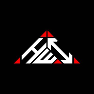 HWI harf logosu yaratıcı tasarımı vektör grafik, HWI basit ve modern logo.