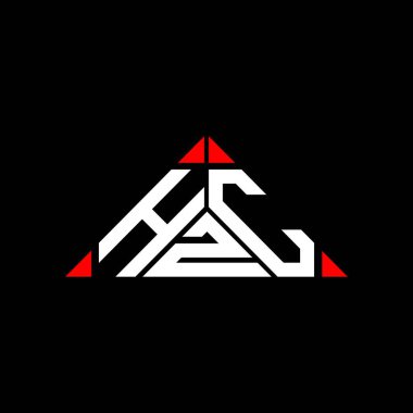HZC harf logosu yaratıcı tasarım vektör grafik, HZC basit ve modern logo.