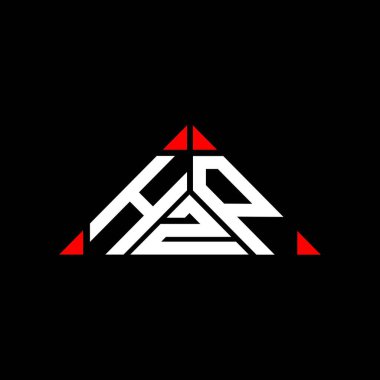 HZP harf logosu yaratıcı tasarımı vektör grafik, HZP basit ve modern logo.