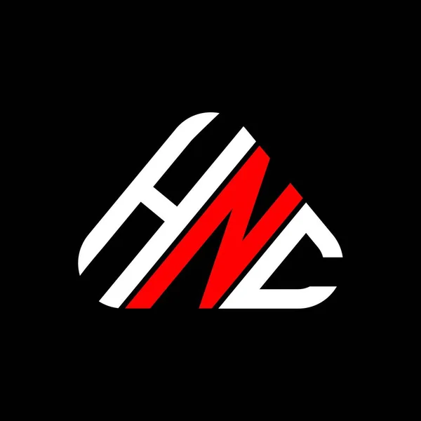 Hnc Harf Logosu Yaratıcı Tasarımı Vektör Grafik Hnc Basit Modern — Stok Vektör