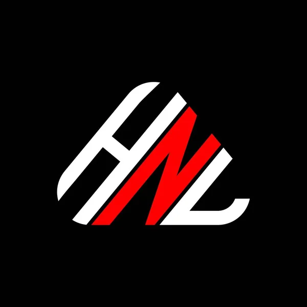 Hnl Літерний Логотип Творчий Дизайн Векторною Графікою Hnl Простий Сучасний — стоковий вектор
