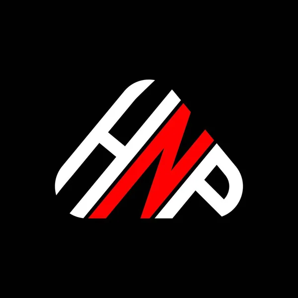 Hnr Harfi Logo Yaratıcı Tasarımı Vektör Grafik Hnr Basit Modern — Stok Vektör