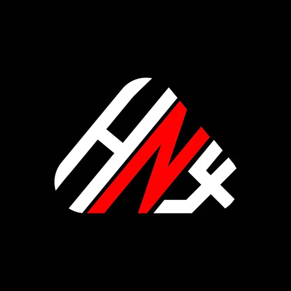 Hnx Carta Logotipo Design Criativo Com Vetor Gráfico Hnx Logotipo —  Vetores de Stock