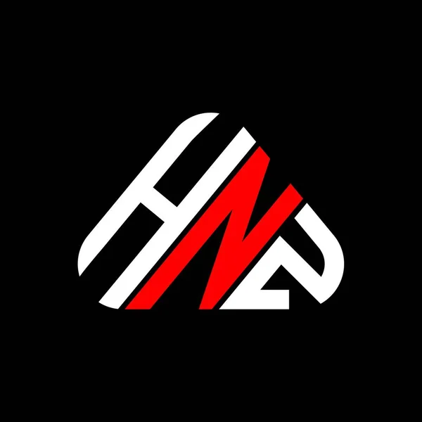 Hnz Harf Logosu Yaratıcı Tasarımı Vektör Grafik Hnz Basit Modern — Stok Vektör