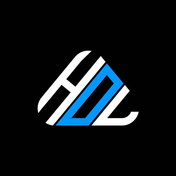 Hol Harfi Logo Yaratıcı Tasarımı Vektör Grafik Hol Basit Modern — Stok Vektör