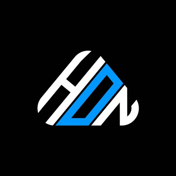 Hon Carta Logotipo Design Criativo Com Gráfico Vetorial Hon Logotipo —  Vetores de Stock