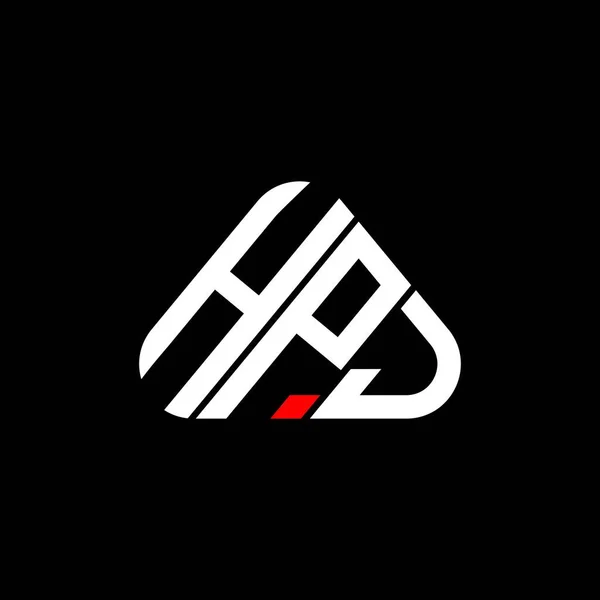 Hpj Carta Logotipo Design Criativo Com Vetor Gráfico Hpj Logotipo — Vetor de Stock