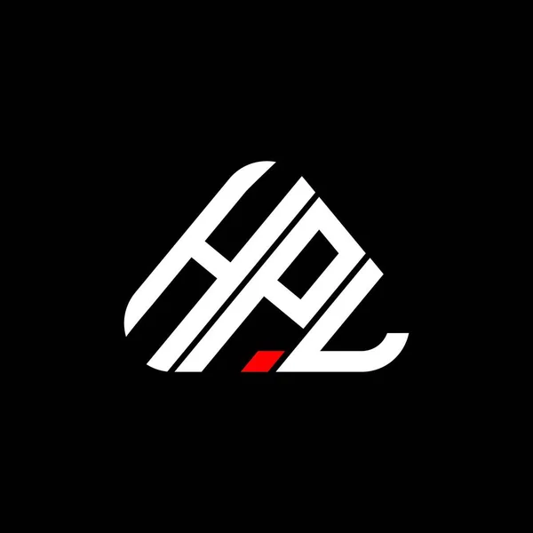Diseño Creativo Del Logotipo Letra Hpl Con Gráfico Vectorial Logotipo — Vector de stock