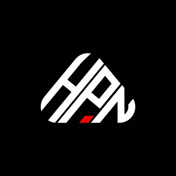 Λογότυπο Hpn Επιστολή Δημιουργικού Σχεδιασμού Διανυσματικό Γραφικό Hpn Απλό Και — Διανυσματικό Αρχείο