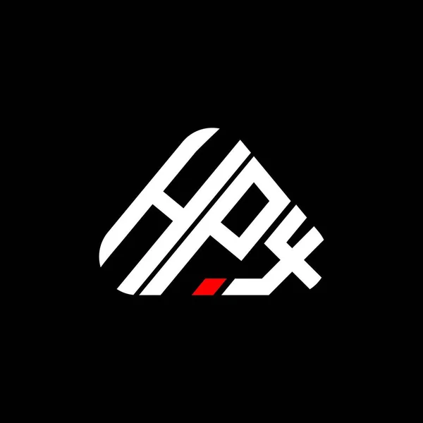 Hpx Brev Logotyp Kreativ Design Med Vektor Grafik Hpx Enkel — Stock vektor