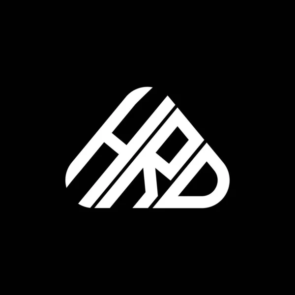 Hrd Harf Logosu Tasarımı Vektör Grafik Hrd Basit Modern Logo — Stok Vektör