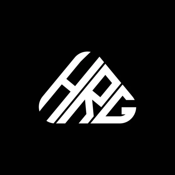 Hrg Letter Logo Kreatives Design Mit Vektorgrafik Hrg Einfaches Und — Stockvektor