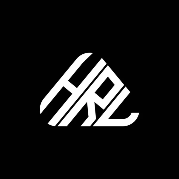 ベクトルグラフィック HrlシンプルかつモダンなロゴとHrlの手紙のロゴの創造的なデザイン — ストックベクタ