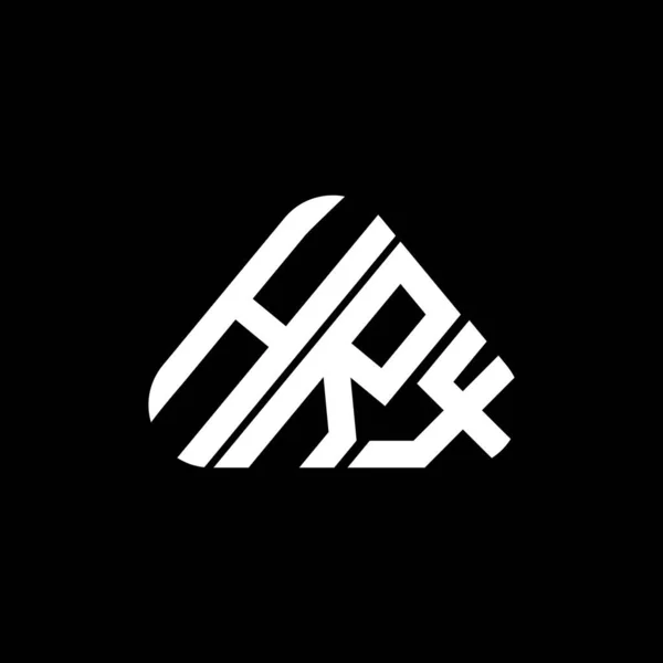 Hrx Lettre Logo Design Créatif Avec Graphique Vectoriel Hrx Logo — Image vectorielle