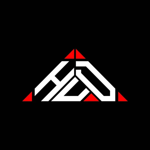Hud Letter Logo Creatief Design Met Vector Grafisch Hud Eenvoudig — Stockvector