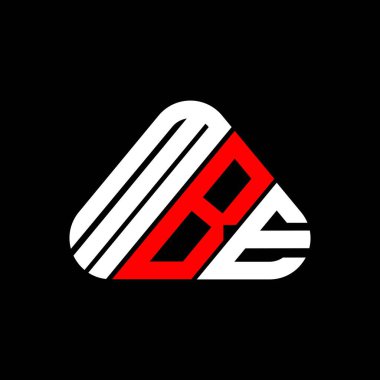MBE harfi logo yaratıcı tasarımı vektör grafik, MBE basit ve modern logo.