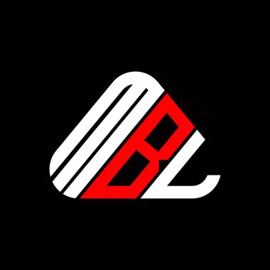 MBL harf logosu tasarımı vektör grafik, MBL basit ve modern logo.