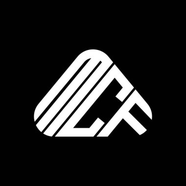 MCF harf logosu tasarımı vektör grafik, MCF basit ve modern logo.