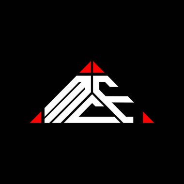 MCF harf logosu tasarımı vektör grafik, MCF basit ve modern logo.