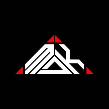 MDK harf logosu tasarımı vektör grafik, MDK basit ve modern logo.