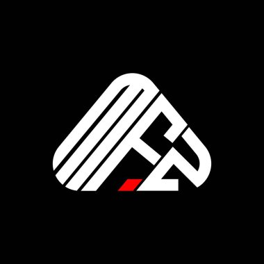 MFZ harf logosu tasarımı vektör grafik, MFZ basit ve modern logo.