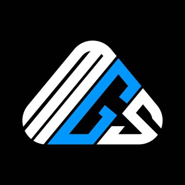 MGS harfi logo yaratıcı tasarımı vektör grafik, MGS basit ve modern logo.