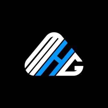 MHG harf logosu tasarımı vektör grafik, MHG basit ve modern logo.