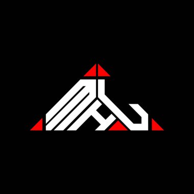 MHL harf logosu tasarımı vektör grafik, MHL basit ve modern logo.