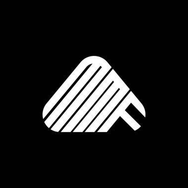 MMF harf logosu tasarımı vektör grafik, MMF basit ve modern logo.