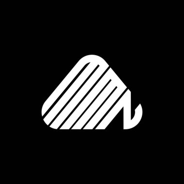 MMN harf logosu tasarımı vektör grafik, MMN basit ve modern logo.