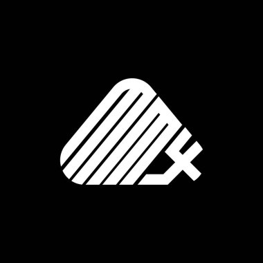 MMX harfli yaratıcı logo tasarımı vektör grafik, MMX basit ve modern logo.