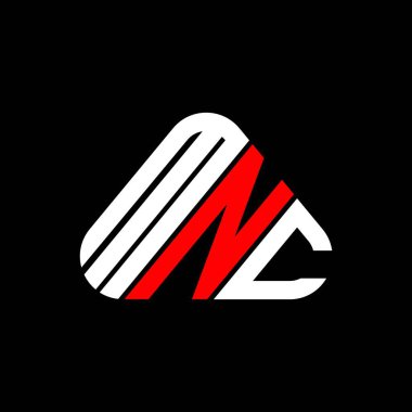 MNC harf logosu yaratıcı tasarımı vektör grafik, MNC basit ve modern logo.
