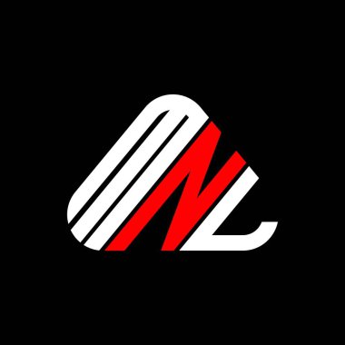 MNL harf logosu tasarımı vektör grafik, MNL basit ve modern logo.