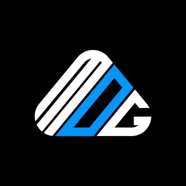 MOG harfi logo yaratıcı tasarımı vektör grafik, MOG basit ve modern logo.
