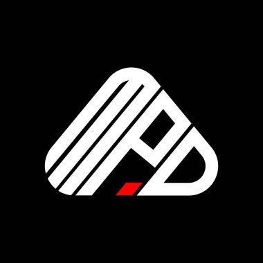 MPD mektup logosu tasarımı vektör grafik, MPD basit ve modern logo.