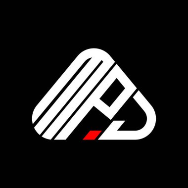 MPJ harf logosu yaratıcı tasarımı vektör grafik, MPJ basit ve modern logo.