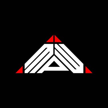 MPW harf logosu yaratıcı tasarımı vektör grafik, MPW basit ve modern logo.