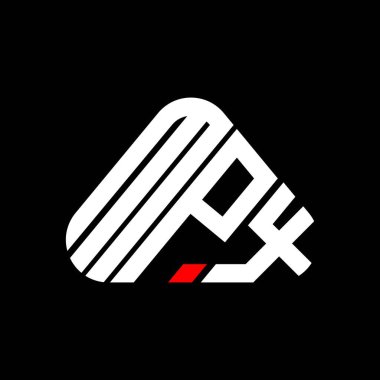 MPX harf logosu yaratıcı tasarımı vektör grafik, MPX basit ve modern logo.