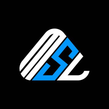 MSL harf logosu tasarımı vektör grafik, MSL basit ve modern logo.