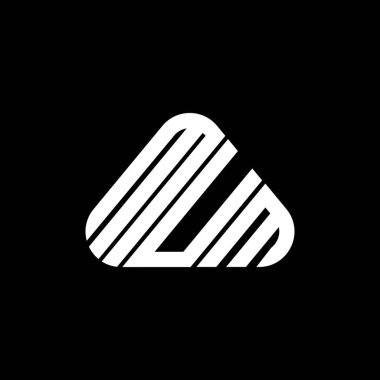 MUM harf logosu tasarımı vektör grafik, MUM basit ve modern logo.