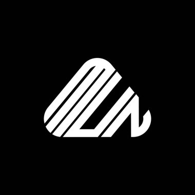 MUN harf logosu tasarımı vektör grafik, MUN basit ve modern logo.