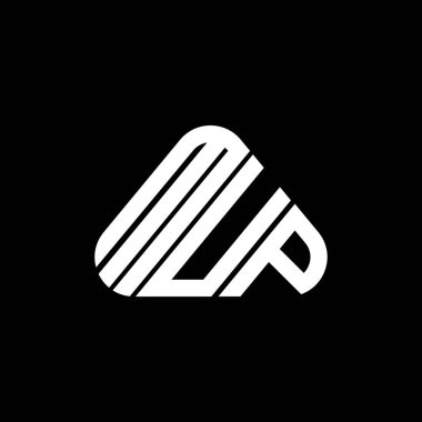 MUP harf logosu tasarımı vektör grafik, MUP basit ve modern logo.