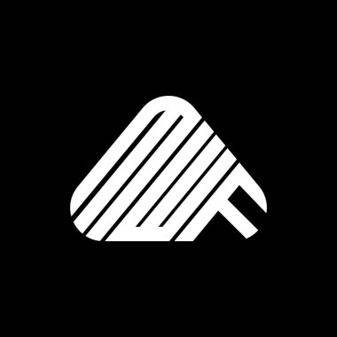 MWF harf logosu tasarımı vektör grafik, MWF basit ve modern logo.